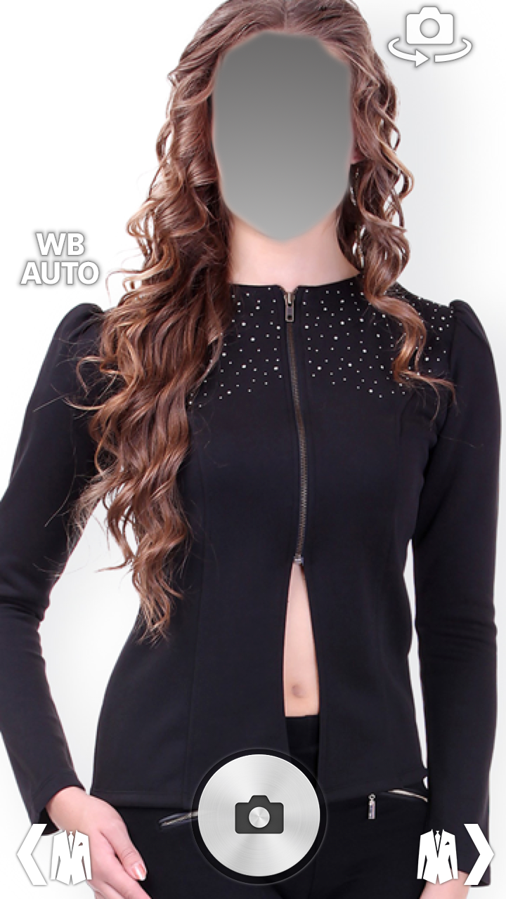 اسکرین شات 8 برنامه Girl Winter Coats Fleece Jacket photo montage