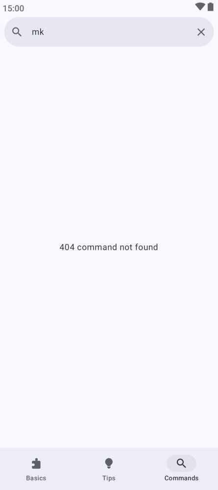 اسکرین شات 4 برنامه Linux Command Library