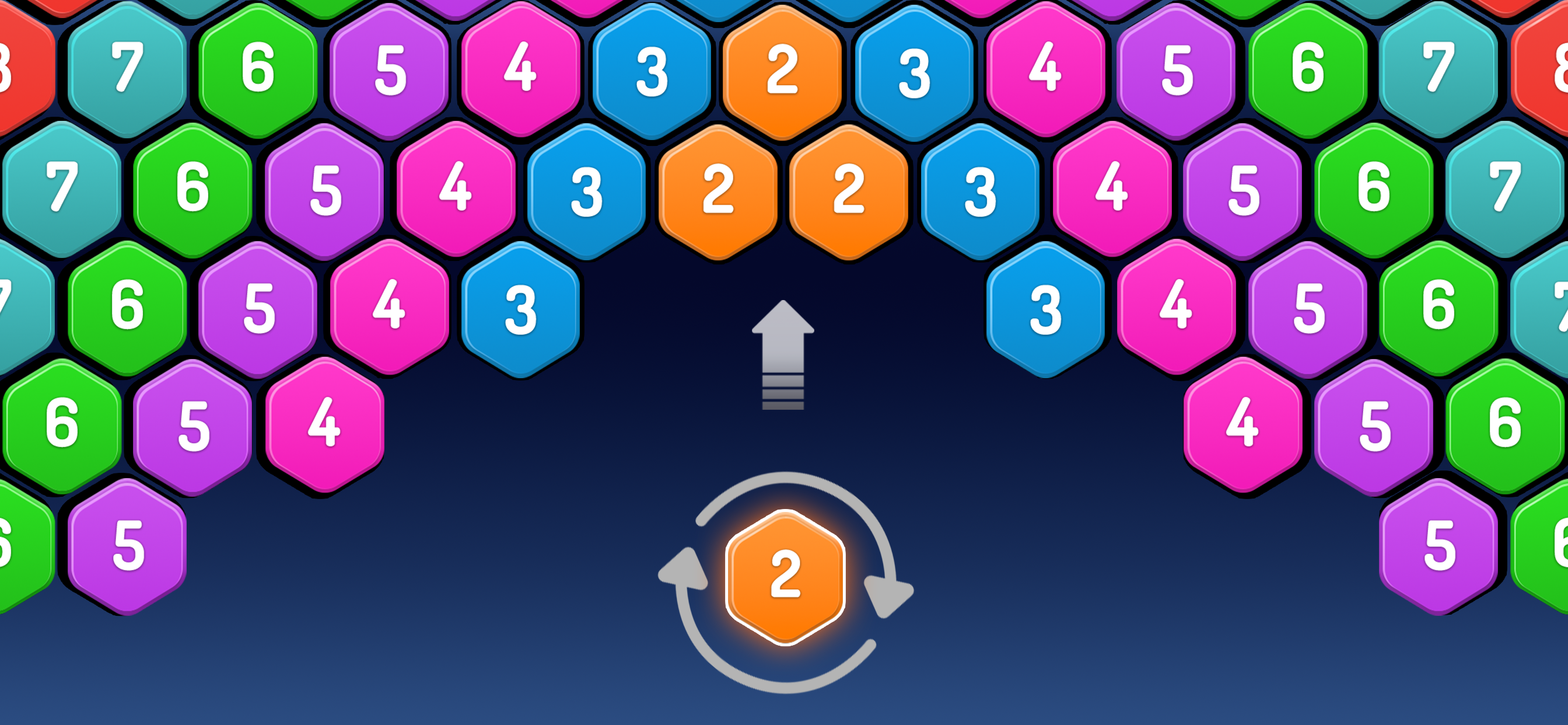 اسکرین شات 6 بازی Merge Hexa™ Number Puzzle Game