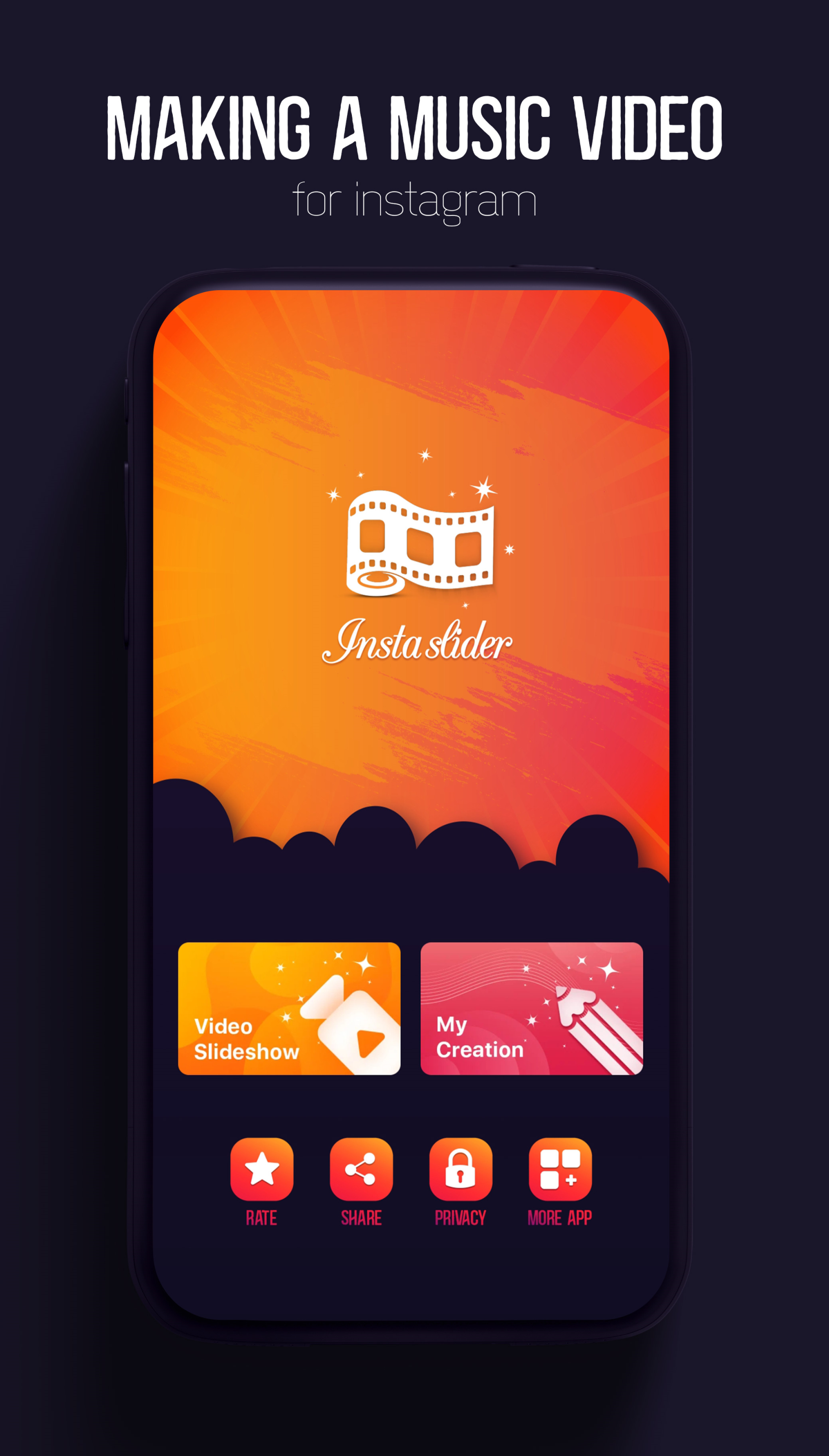 اسکرین شات 2 برنامه Insta Slider-ساخت ویدیو برای اینستا