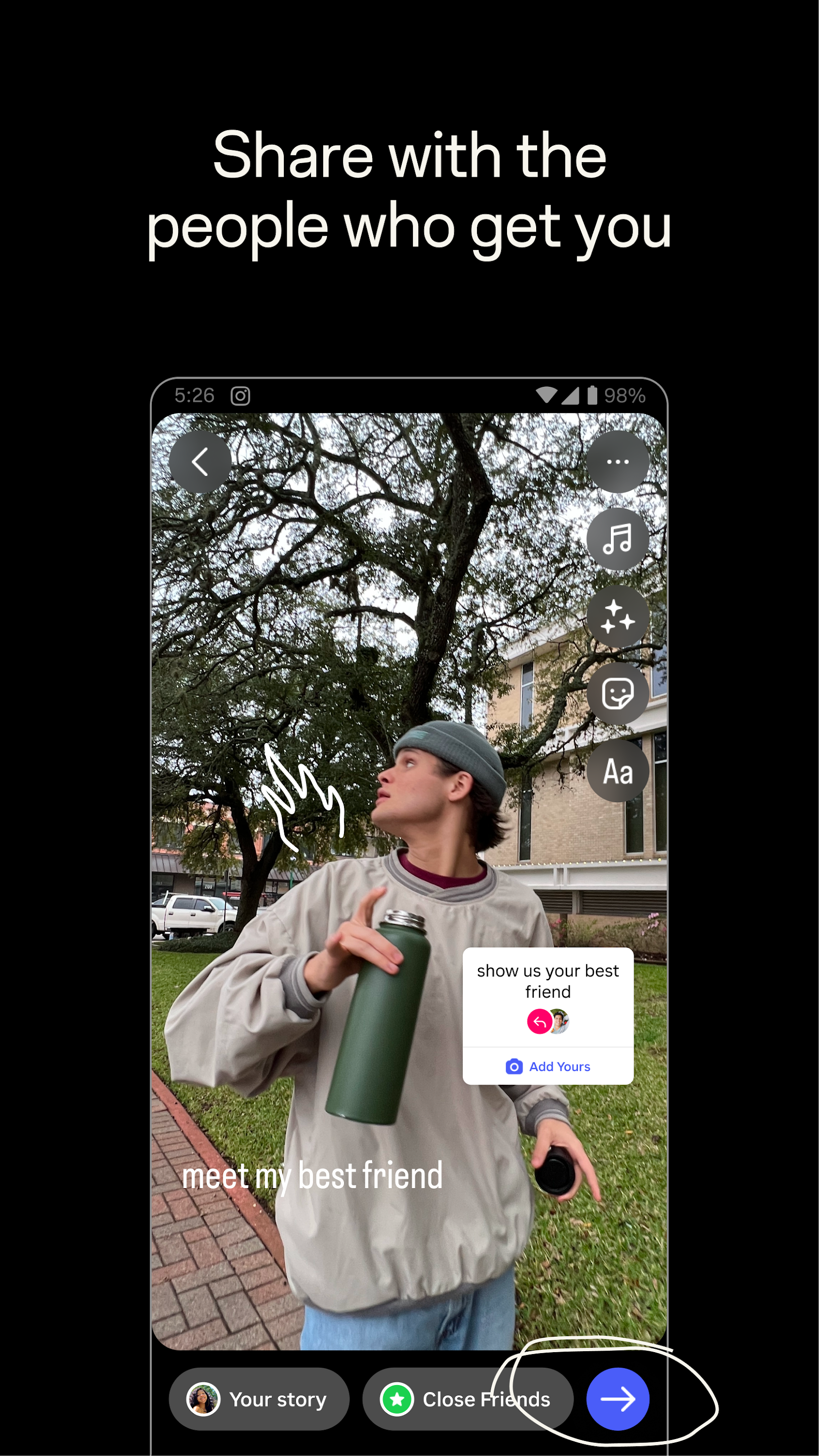 update instagram with myket app