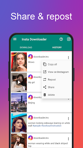 اسکرین شات 5 برنامه Photo & Video Downloader for Instagram - Instake