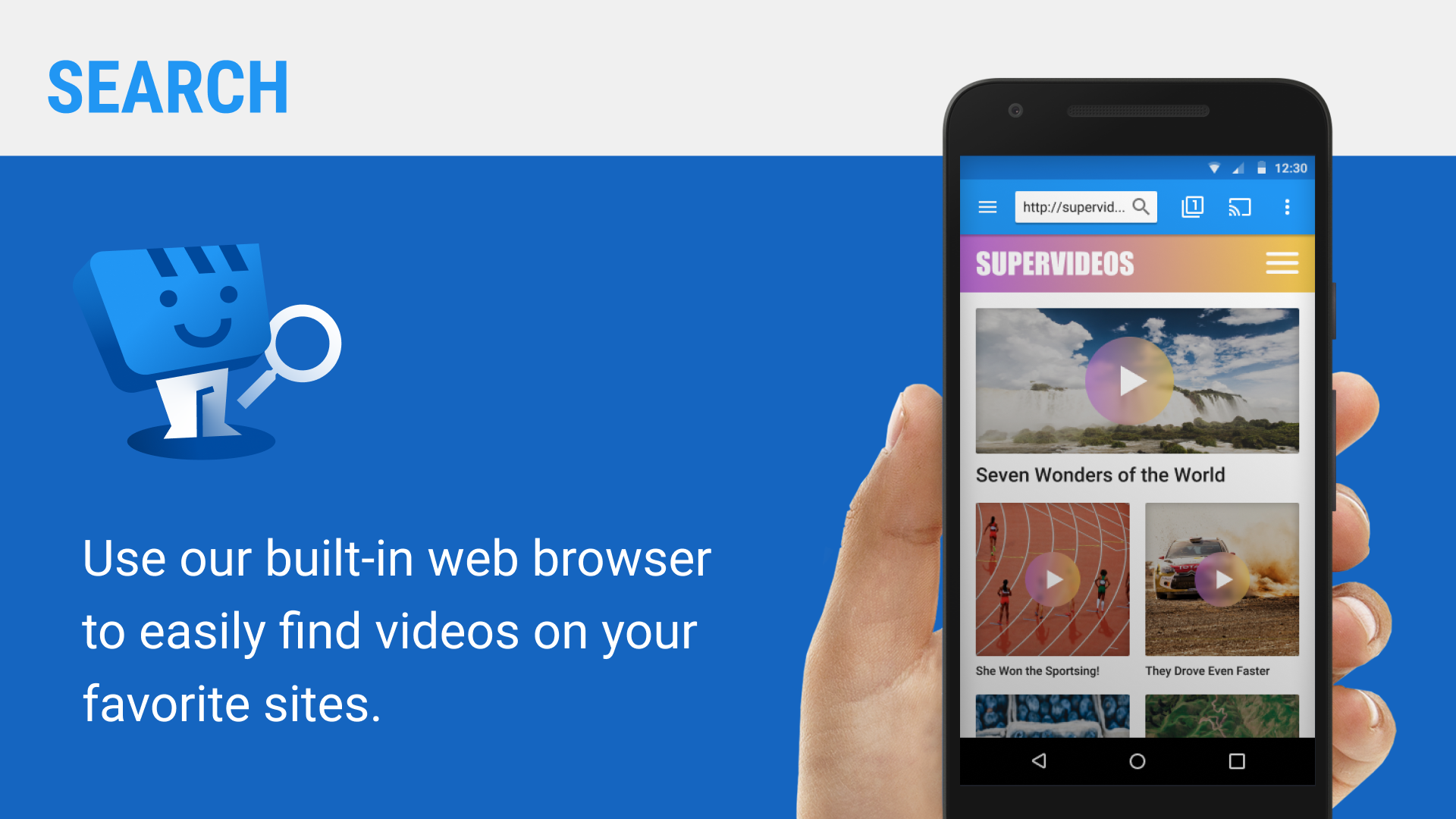 اسکرین شات 1 برنامه Web Video Caster Receiver
