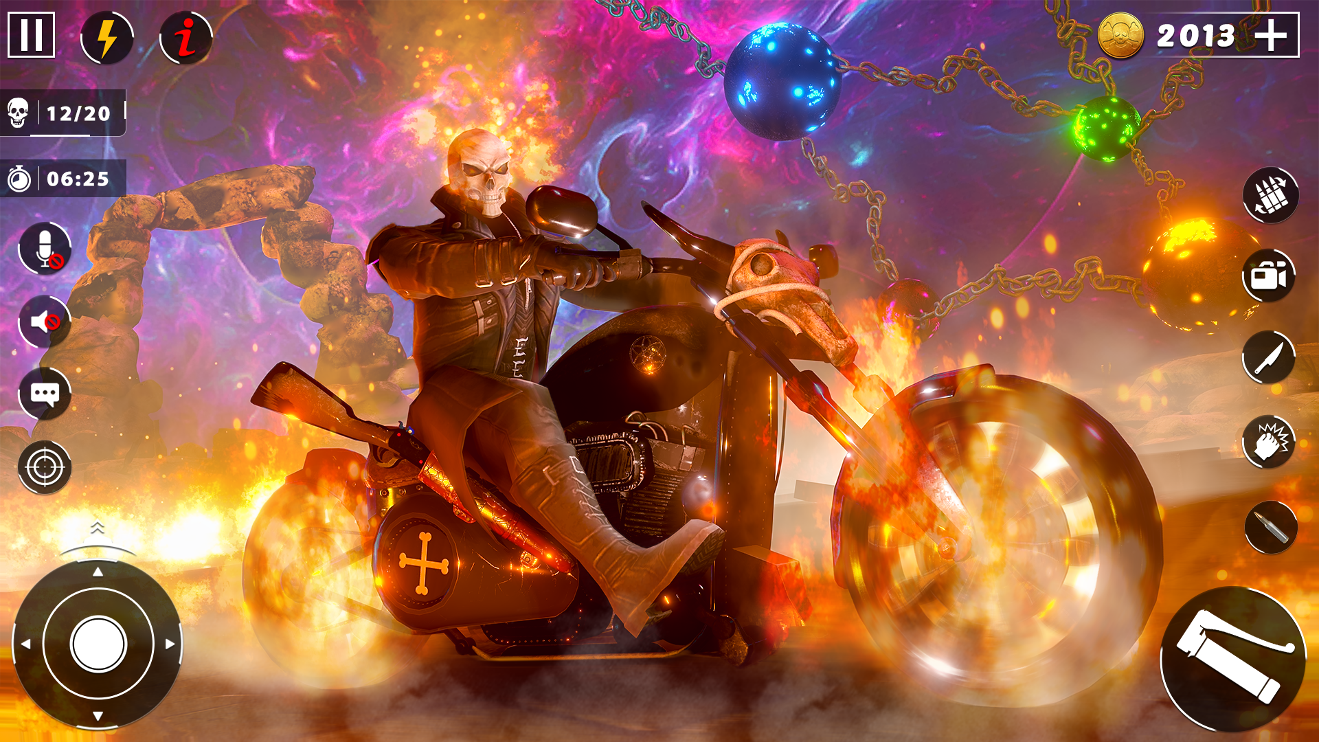 اسکرین شات 4 بازی Ghost Rider 3D - Ghost Game