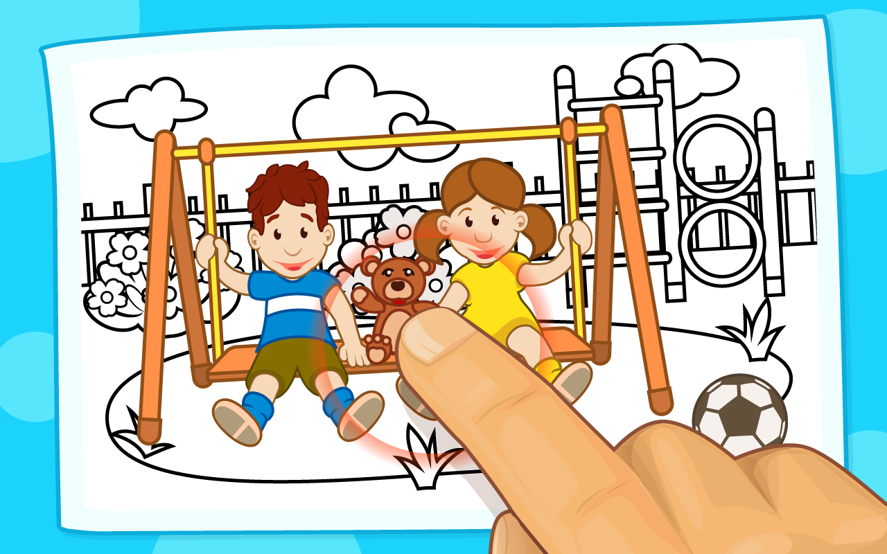 اسکرین شات 1 بازی Kids Tap and Color (Lite)