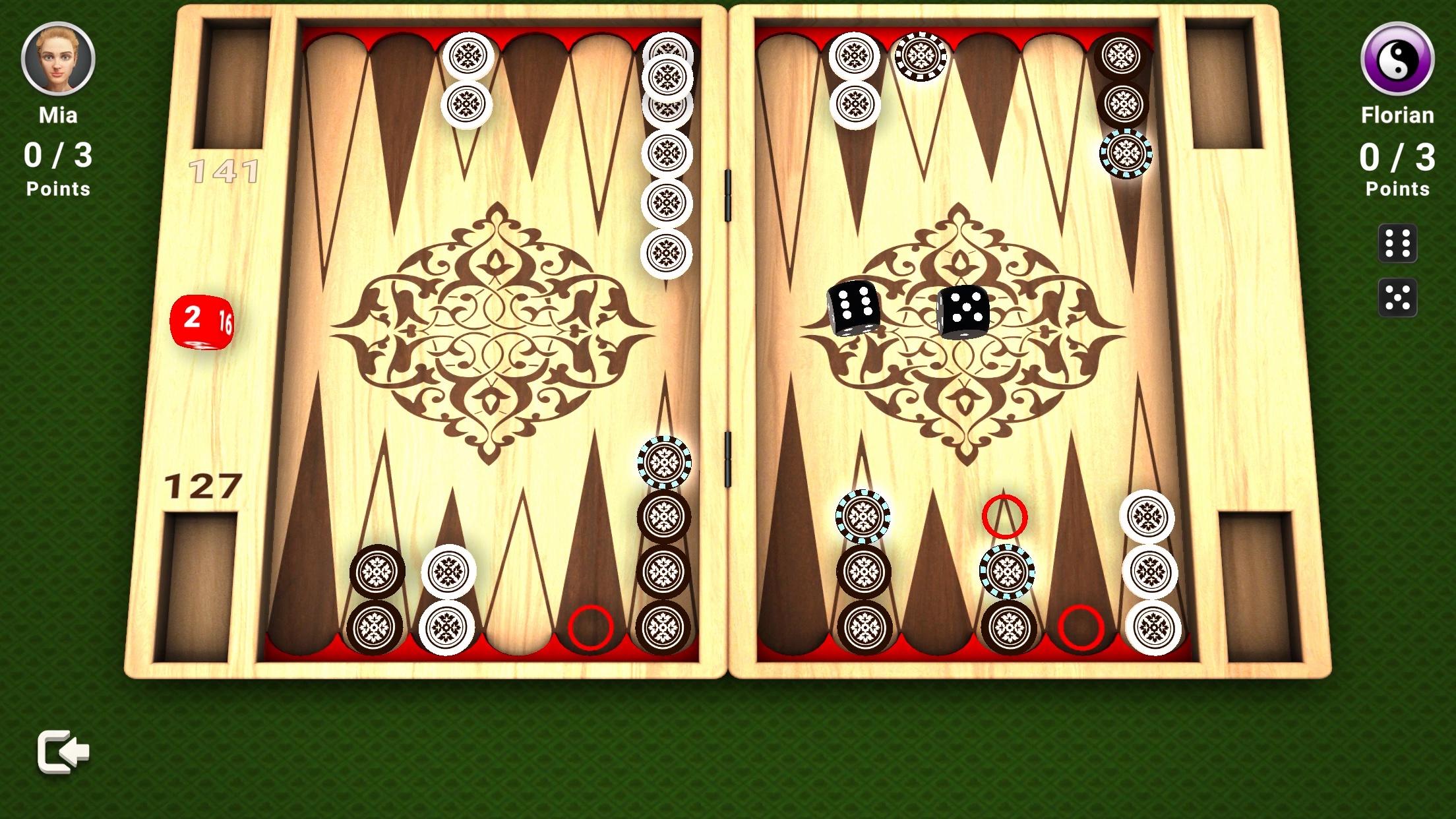 اسکرین شات 2 بازی Backgammon - Board Game