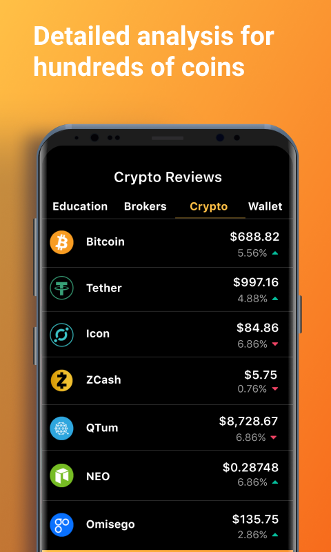 اسکرین شات 8 برنامه Crypto Tracker, News & Charts
