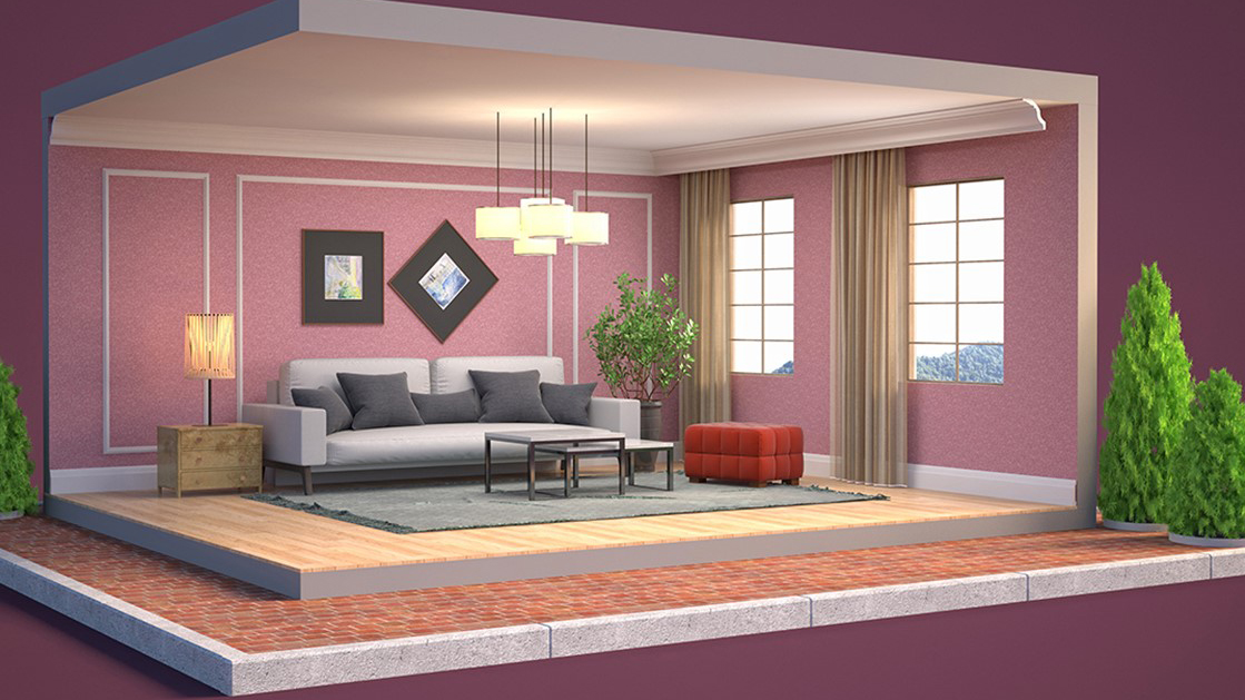 اسکرین شات 1 بازی Home Design Game : Dream Life