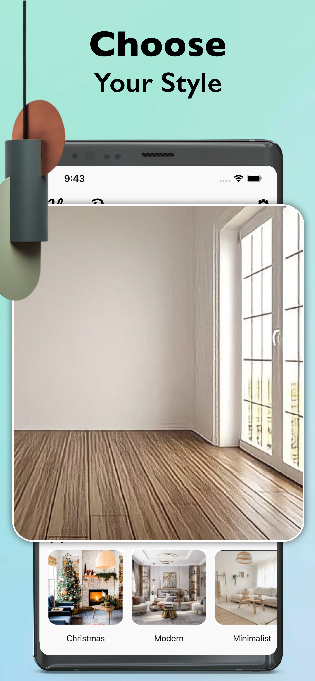 اسکرین شات 2 برنامه AI Interior Design Home Decor