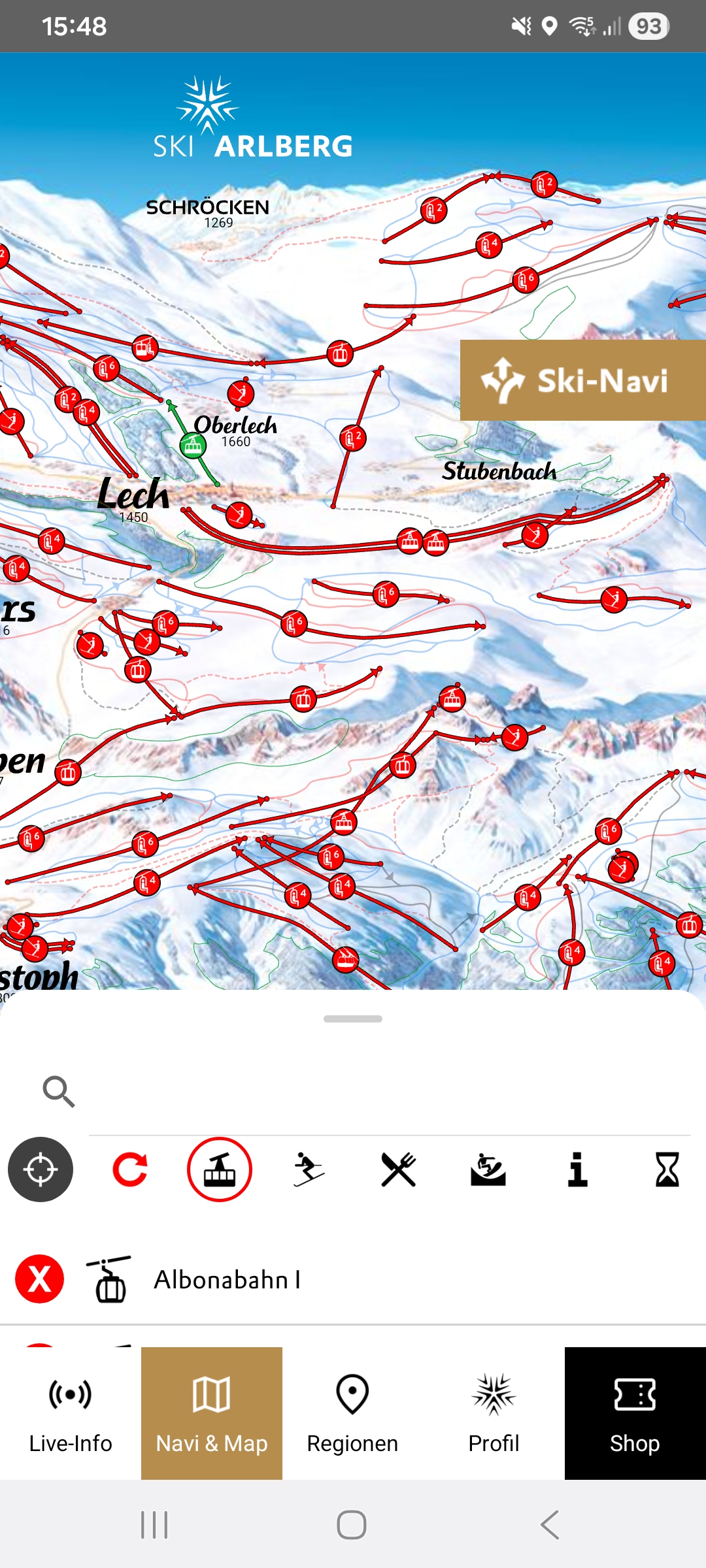اسکرین شات 2 برنامه Ski Arlberg