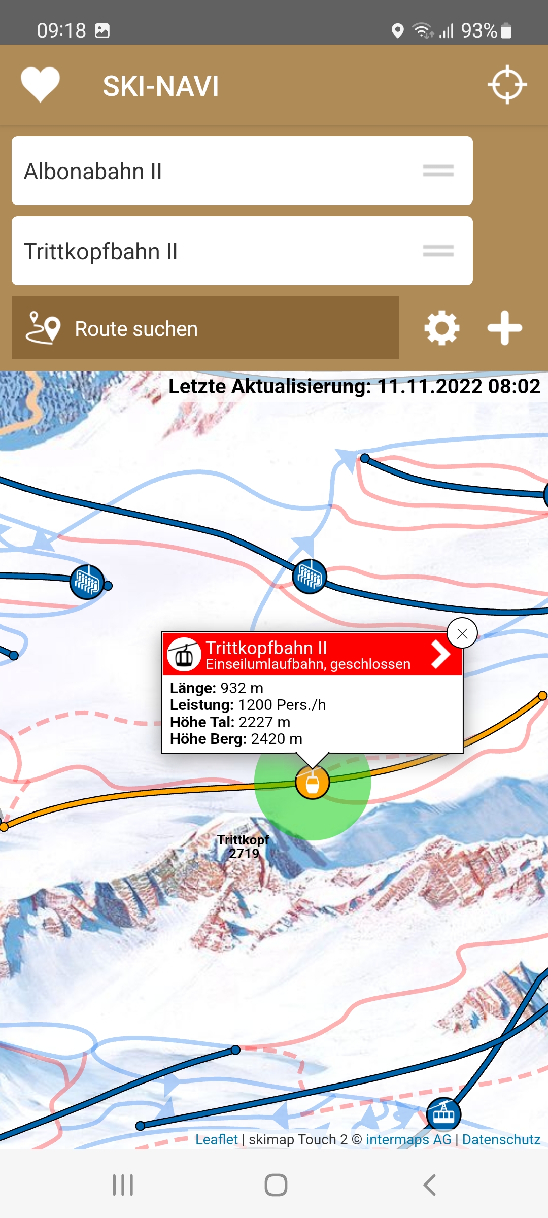اسکرین شات 3 برنامه Ski Arlberg
