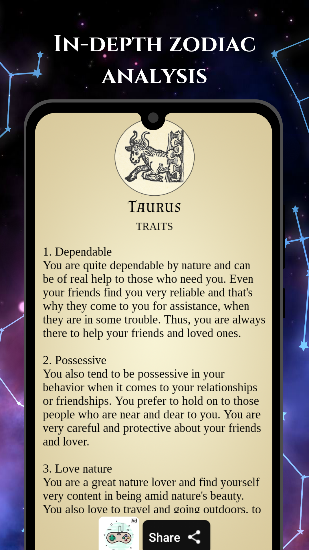 اسکرین شات 8 برنامه Daily Horoscope - Zodiac Signs