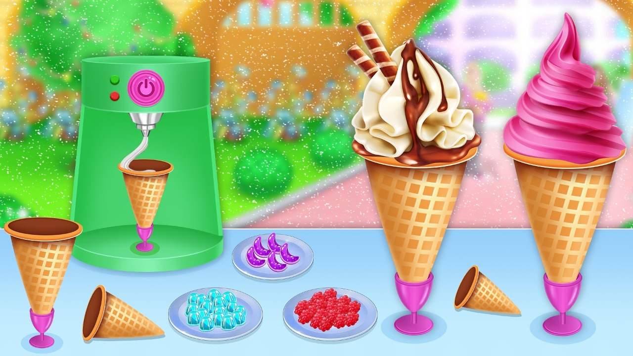 اسکرین شات 2 بازی Ice Cream Cone Icecream Maker