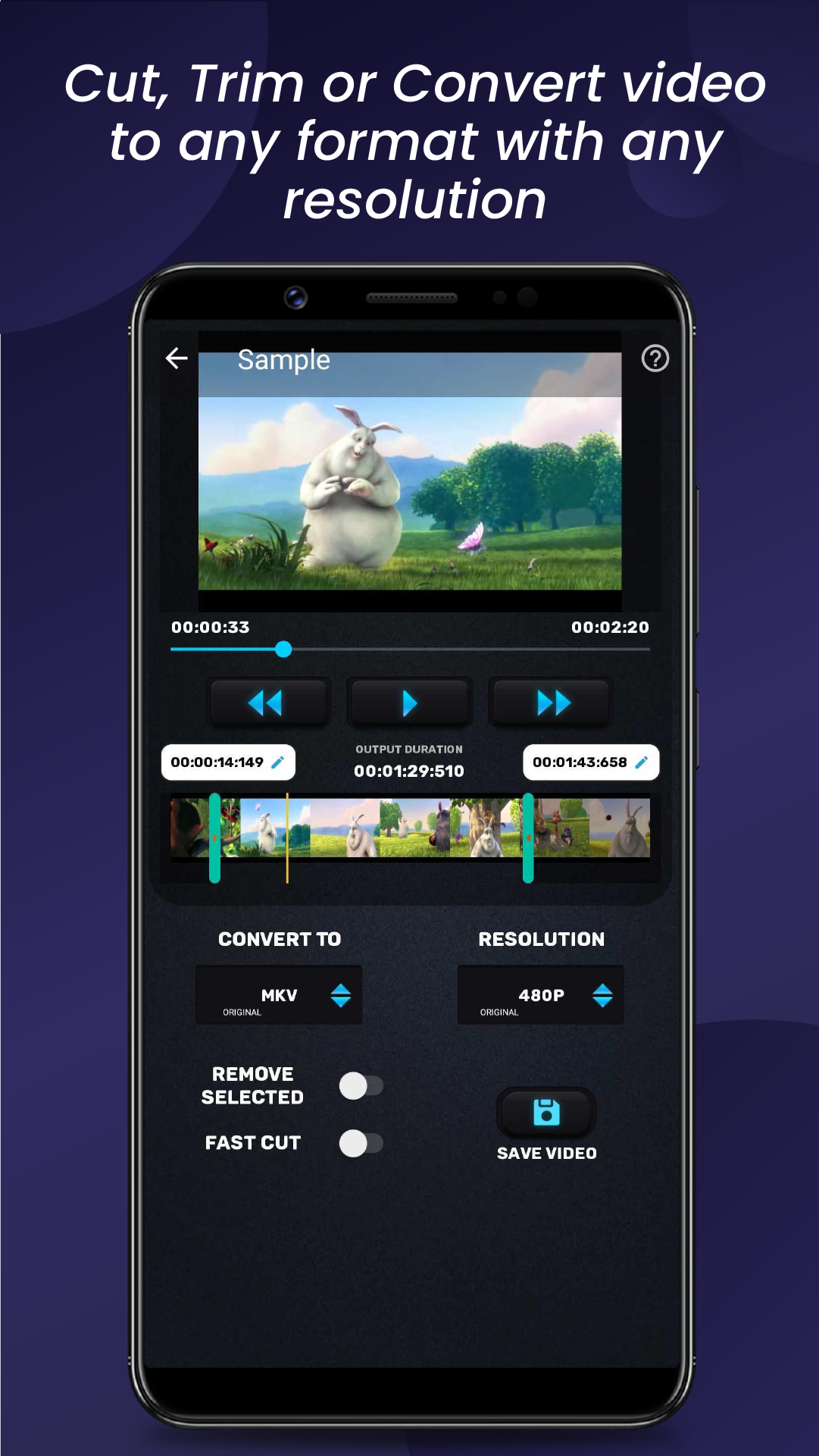 اسکرین شات 7 برنامه Video to MP3 Converter Cutter