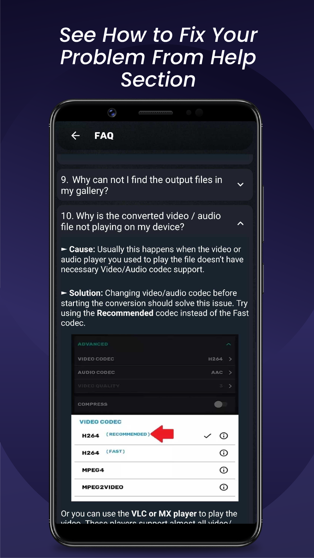 اسکرین شات 8 برنامه Video to MP3 Converter Cutter