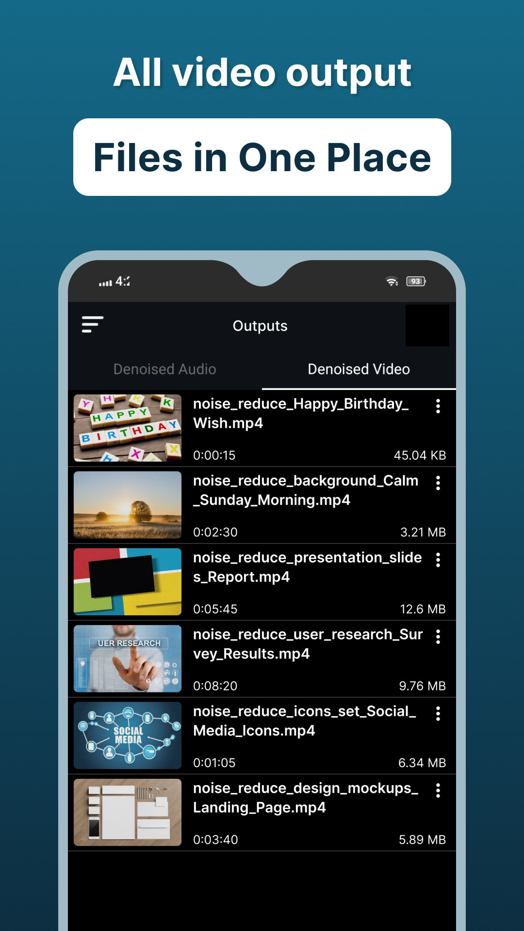 اسکرین شات 7 برنامه Audio Video Noise Reducer AI
