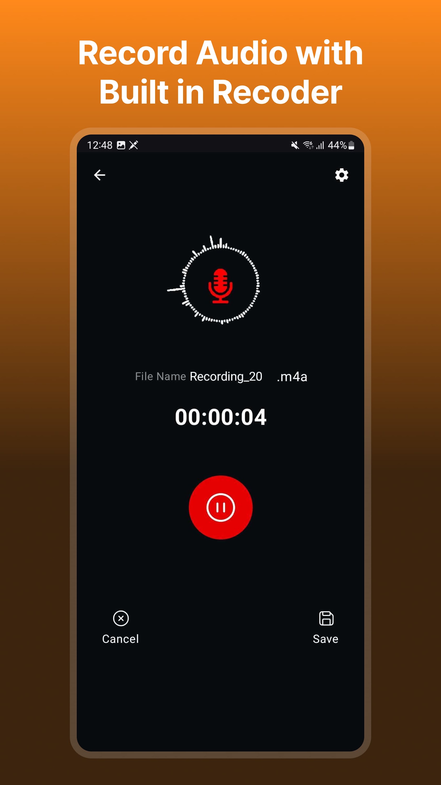 اسکرین شات 5 برنامه Audio Video Noise Reducer