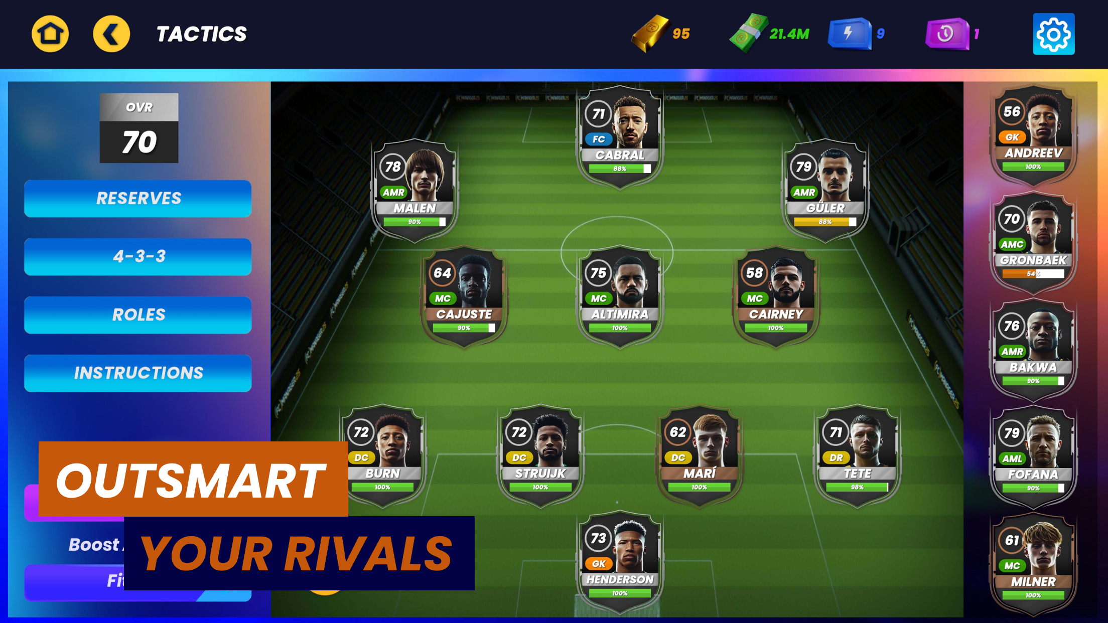 اسکرین شات 2 بازی FC Manager 26 - Football Game