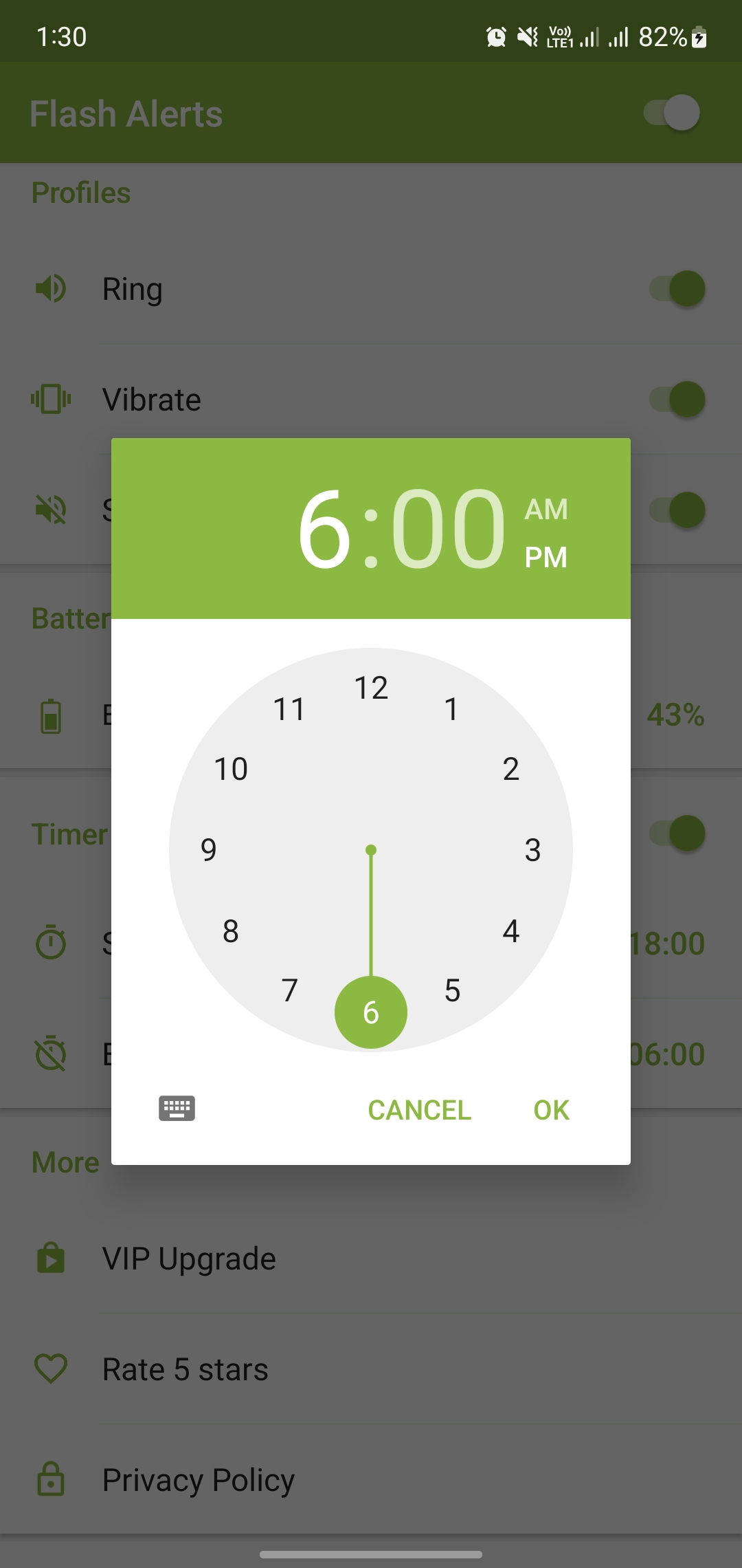 اسکرین شات 6 برنامه Flash Alerts on Call and SMS
