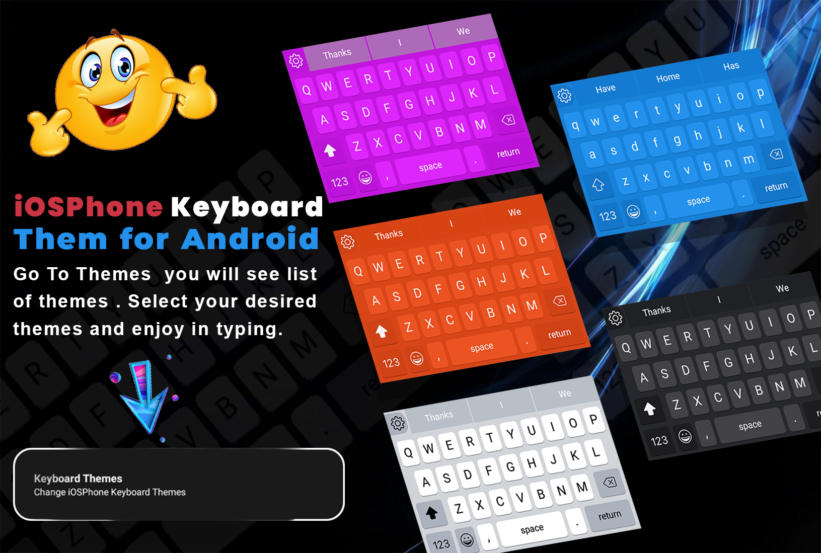 اسکرین شات 2 برنامه iOS Emojis For Android