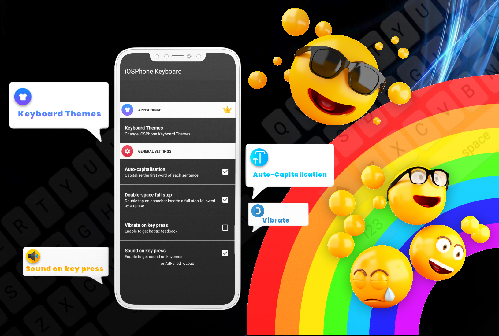 اسکرین شات 3 برنامه iOS Emojis For Android