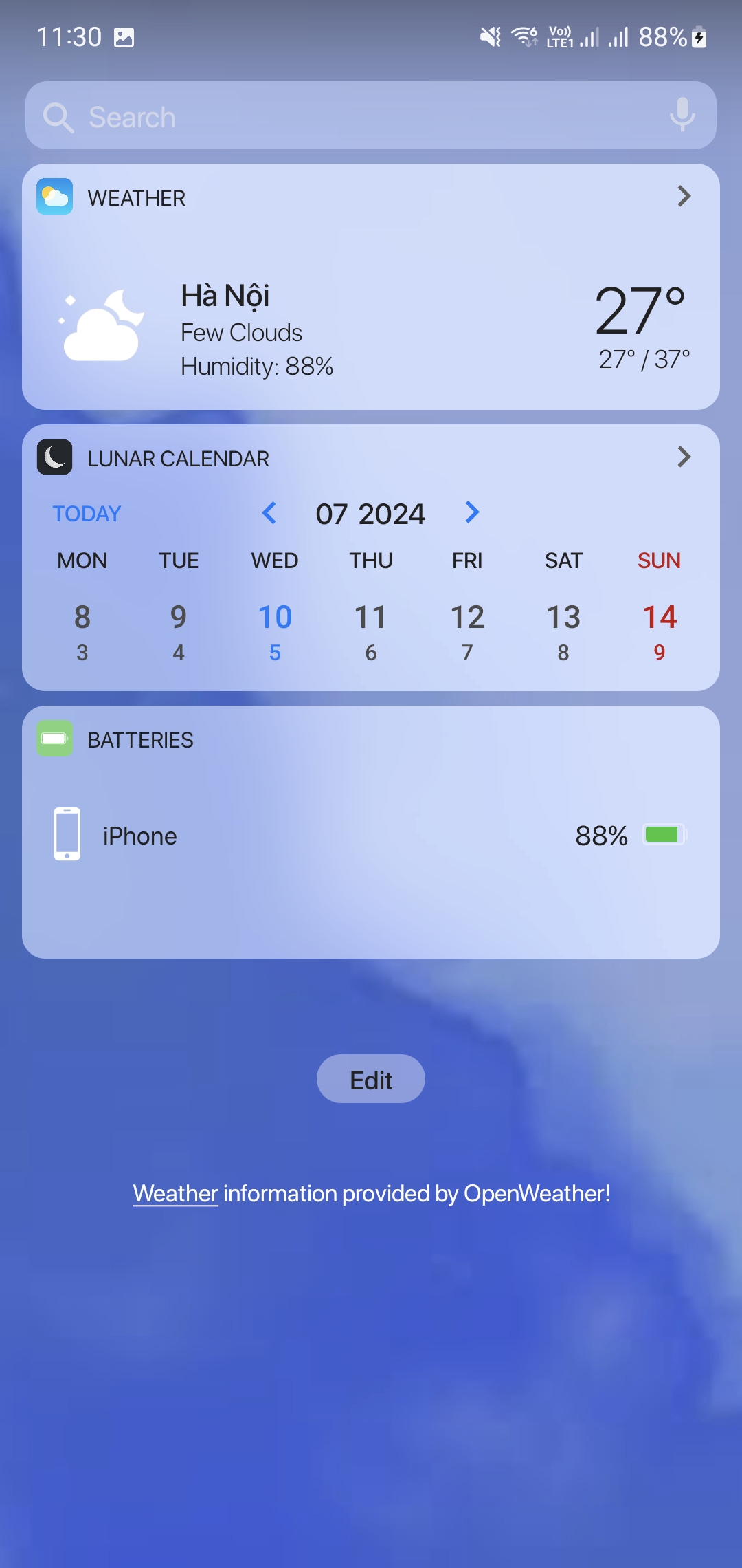 اسکرین شات 4 برنامه Launcher and Themes