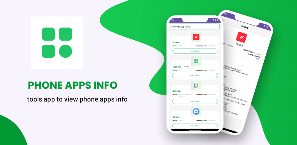 اسکرین شات 3 برنامه Phone Apps Info