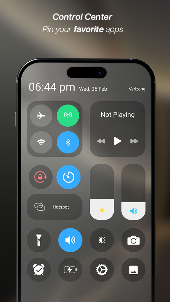 اسکرین شات 2 برنامه Control Center Phone 16