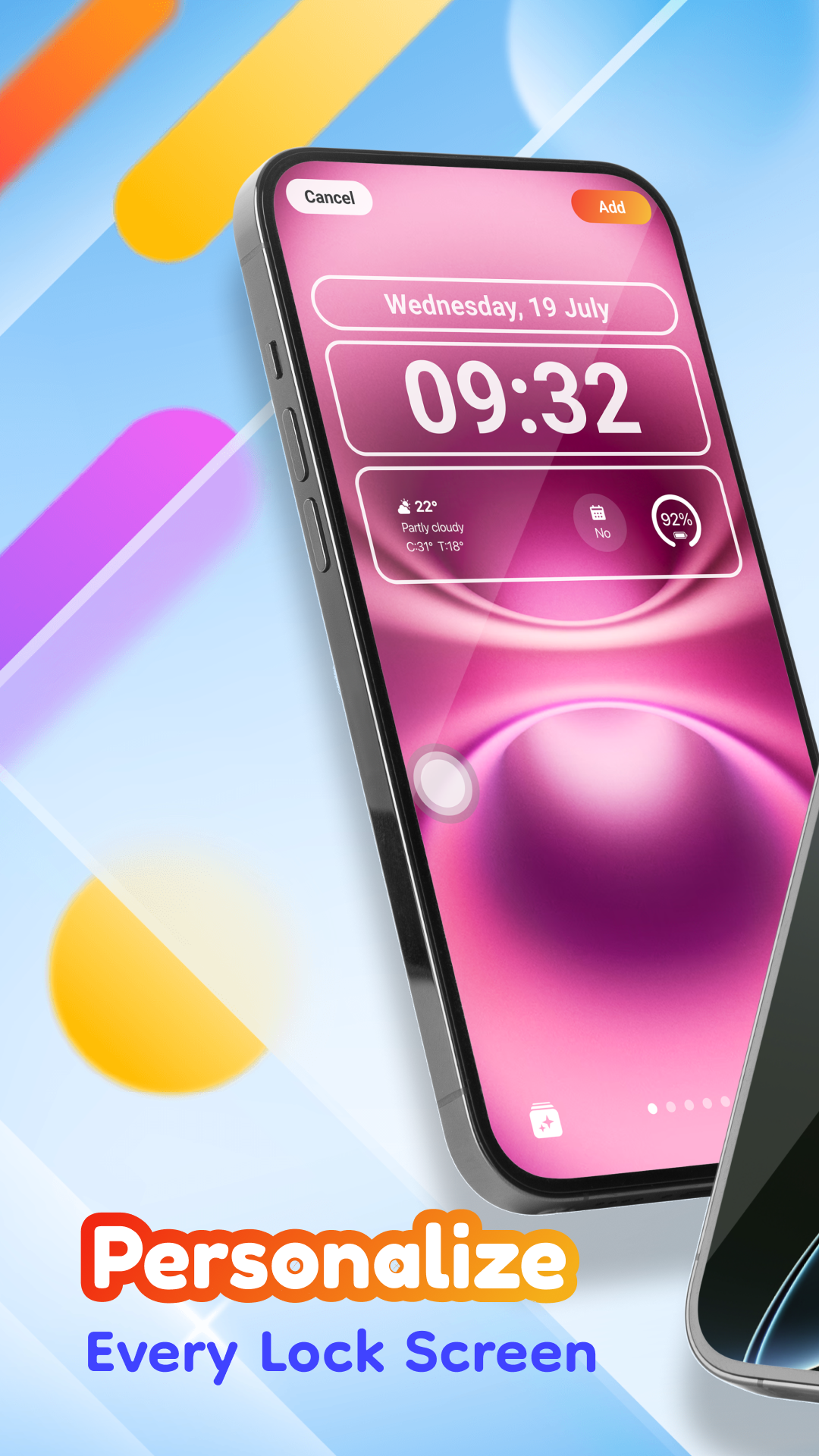 اسکرین شات 2 برنامه Wallpaper for iPhone - IOS 18