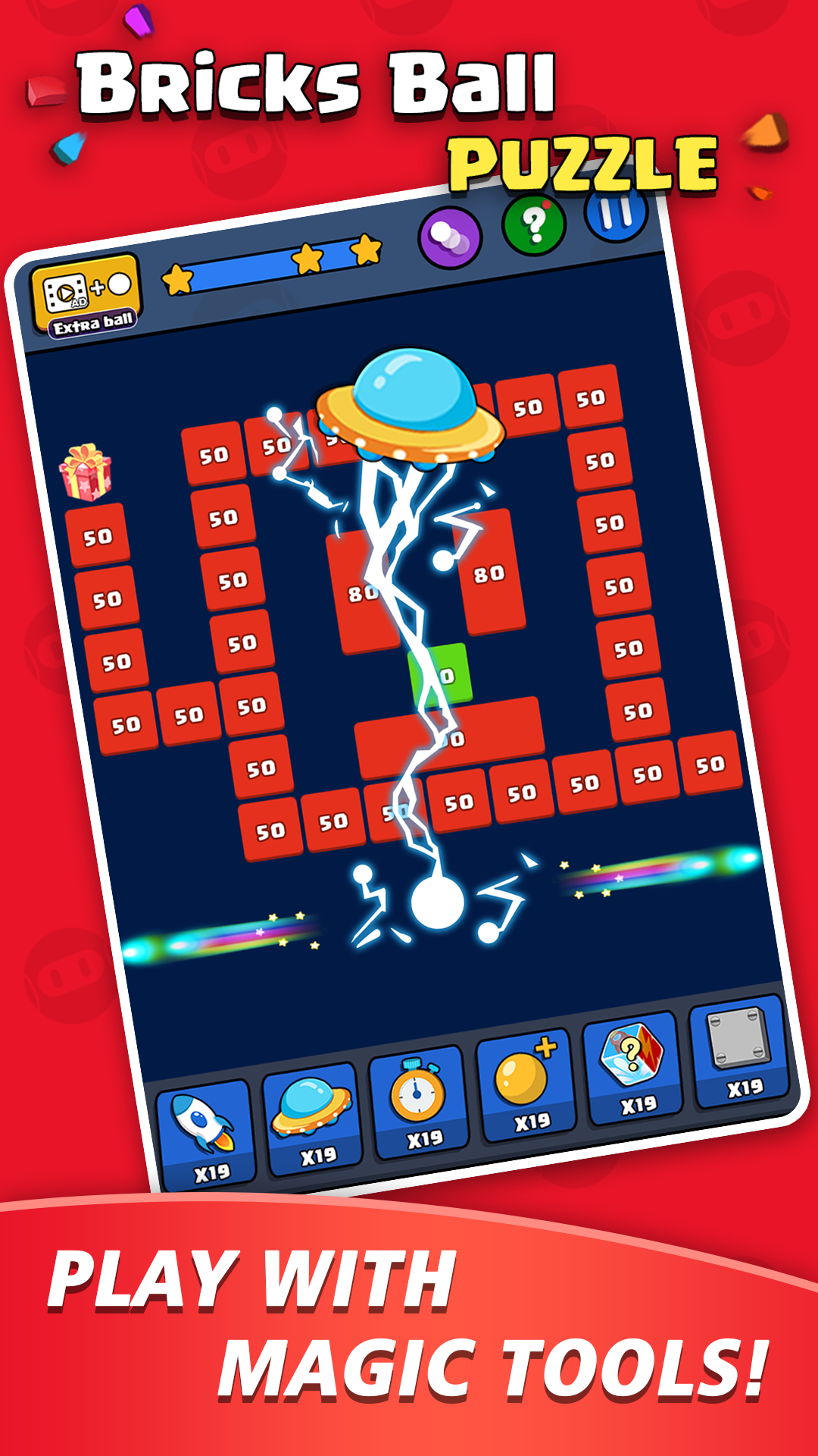 اسکرین شات 1 بازی Bricks Ball Puzzle