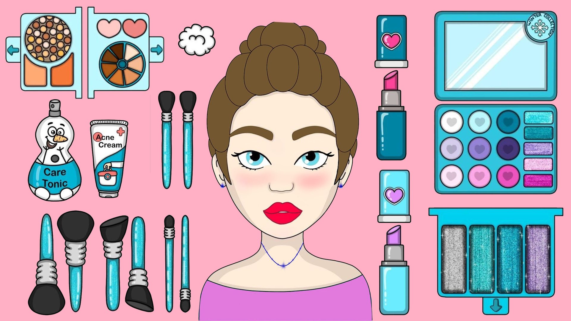 اسکرین شات 2 بازی DIY Makeup Games DIY Face Mask