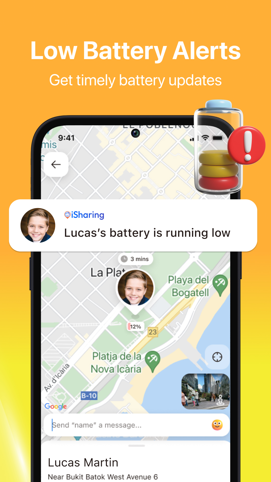 اسکرین شات 6 برنامه iSharing: GPS Location Tracker