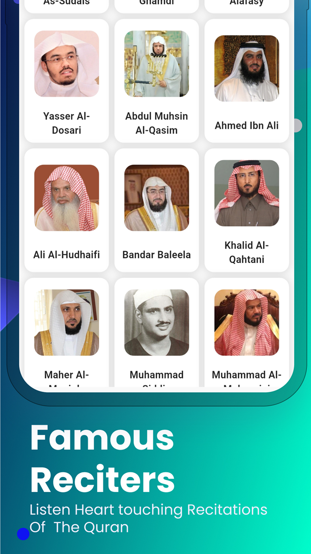 اسکرین شات 4 برنامه Al Quran MP3 Audio Offline App