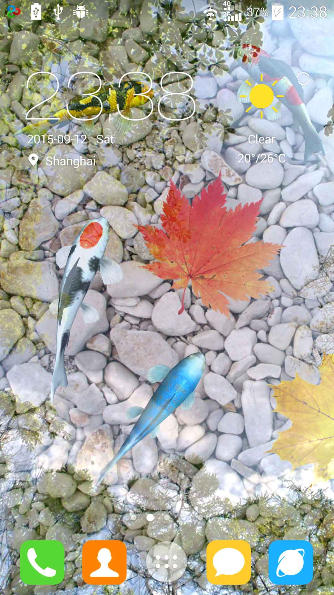 اسکرین شات 4 برنامه Water Garden Live Wallpaper