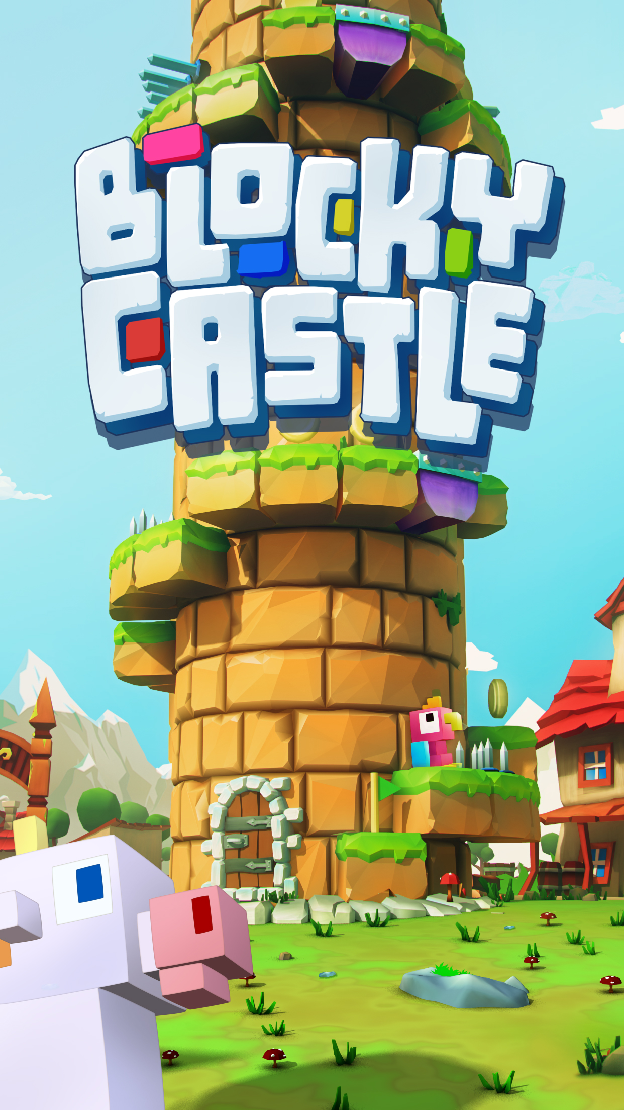 اسکرین شات 7 بازی Blocky Castle: Tower Climb