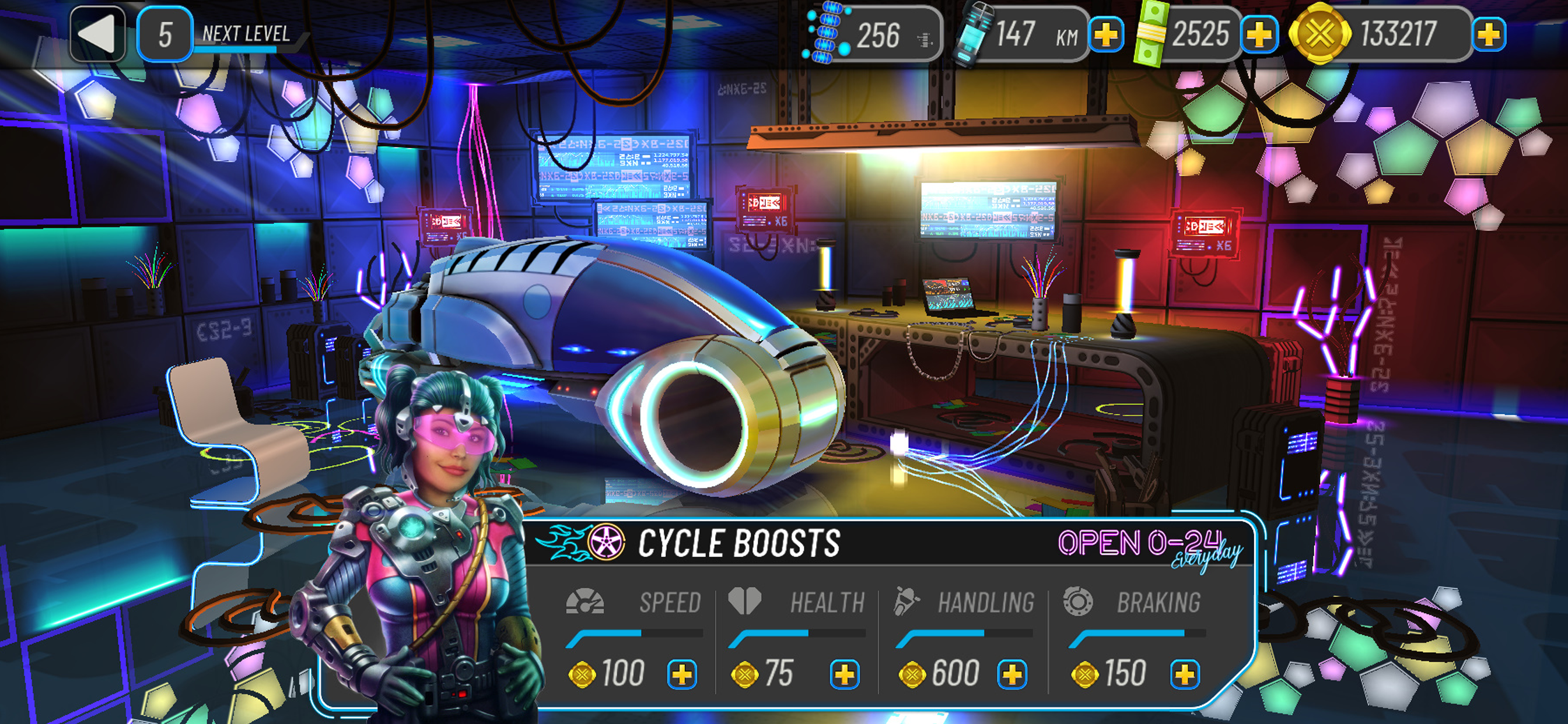 اسکرین شات 8 بازی 32SECS: Neon City Rider 2