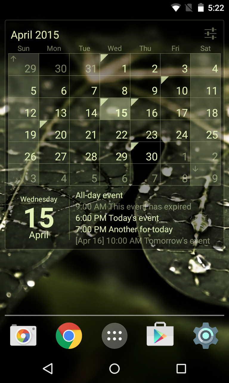 اسکرین شات 3 برنامه Calendar Widget Month + Agenda