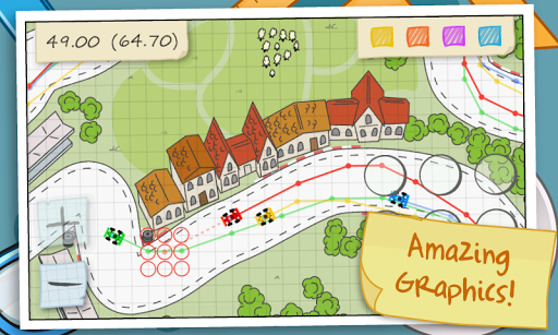 اسکرین شات 4 بازی Paper Racing