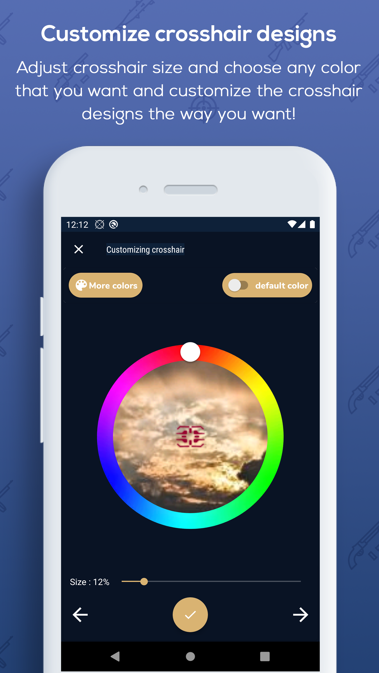 اسکرین شات 5 بازی Custom Aim - Crosshair Pro