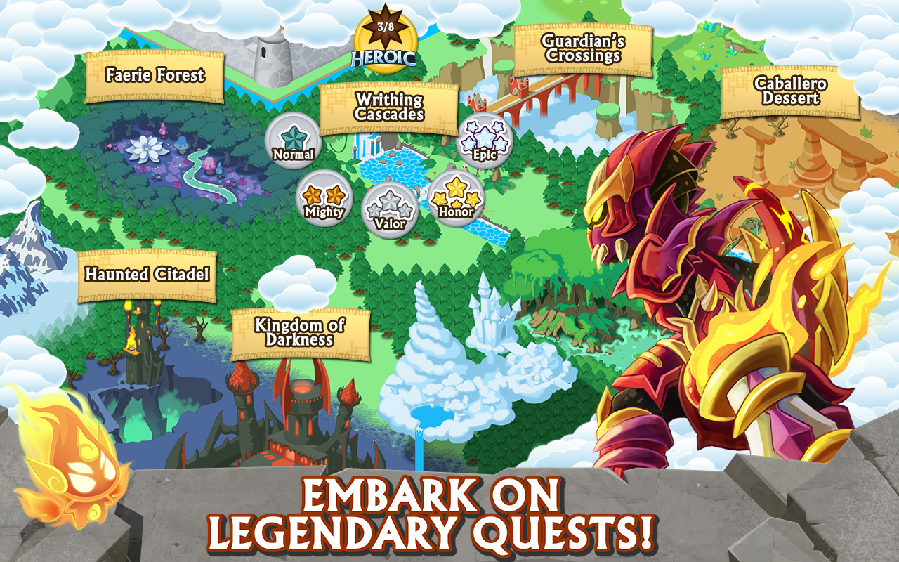 اسکرین شات 5 بازی Knights & Dragons Action RPG