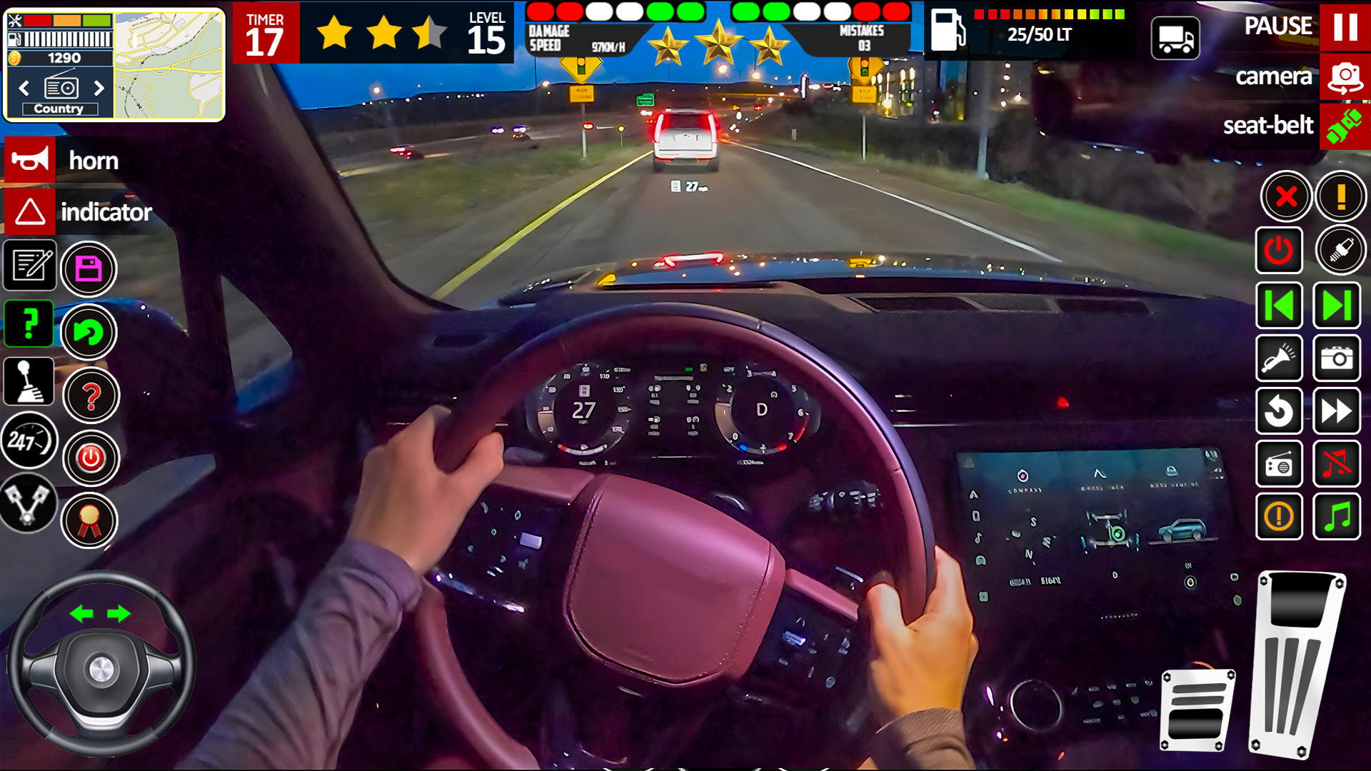 اسکرین شات 4 برنامه Real Car Parking Games Offline