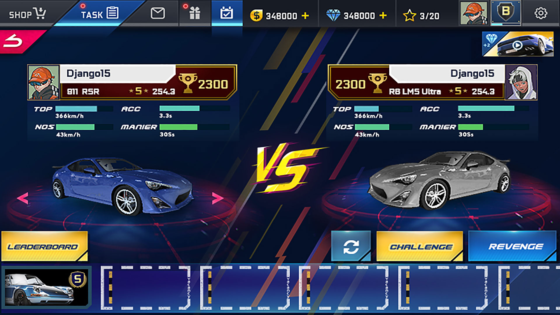 اسکرین شات 4 بازی Street Racing HD
