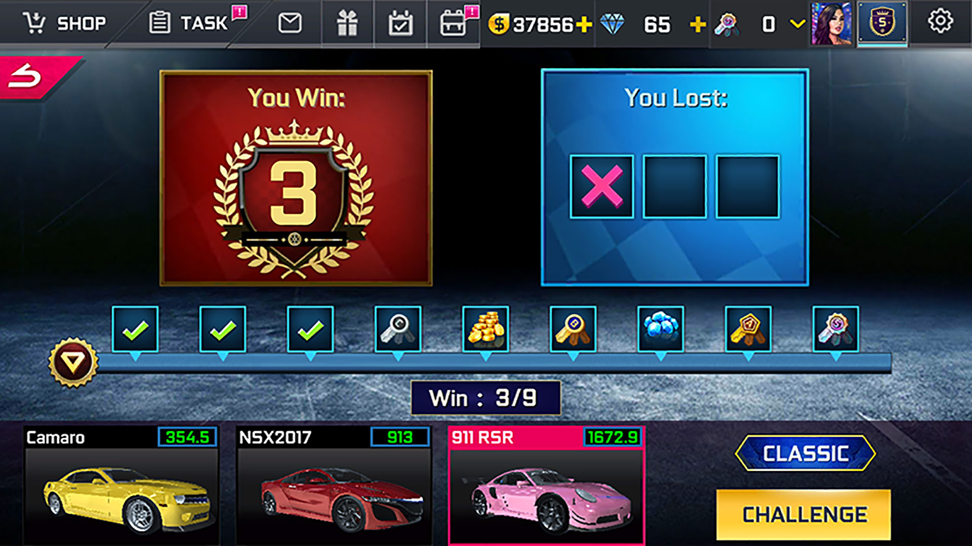 اسکرین شات 3 بازی Street Racing HD