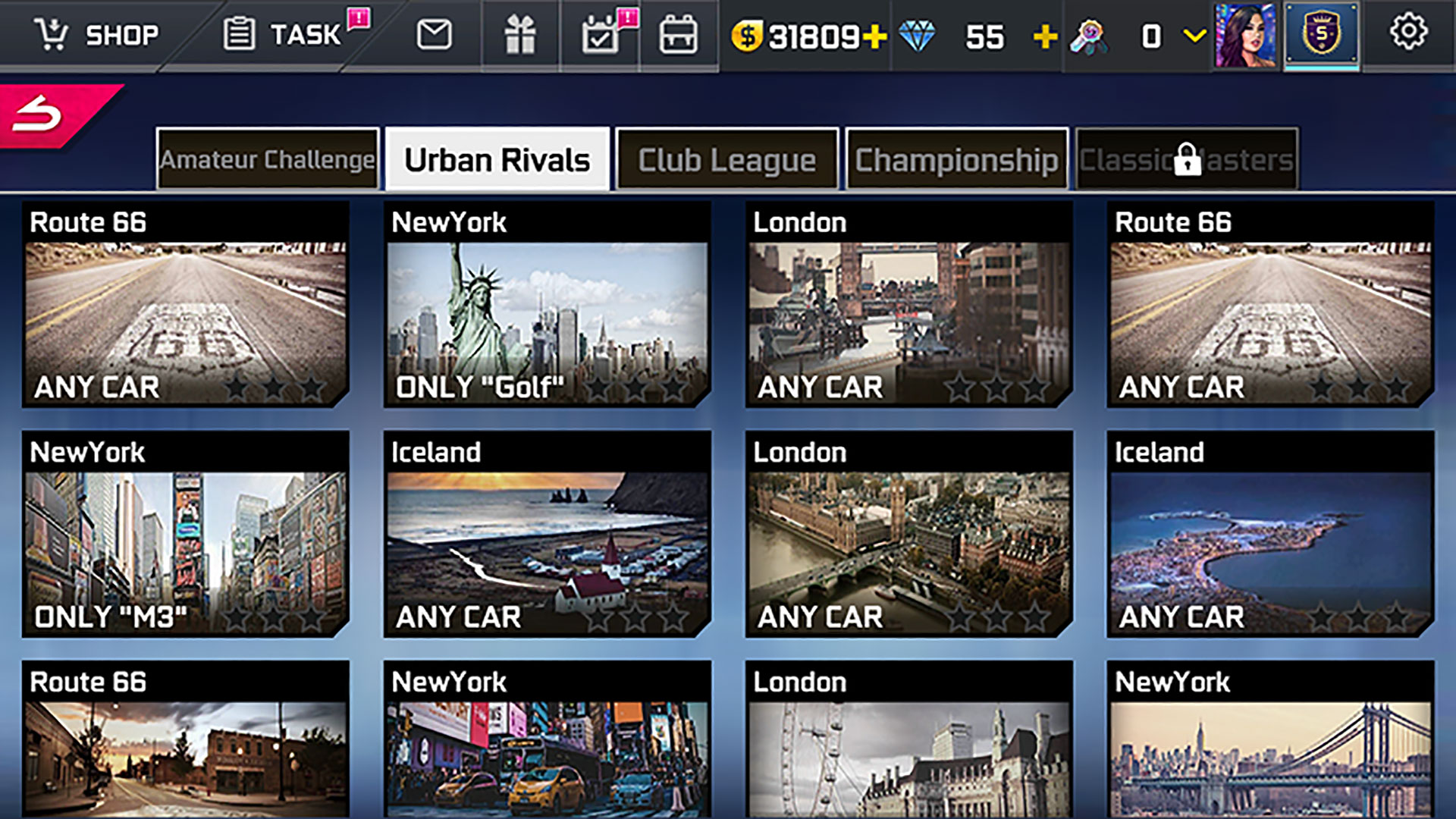 اسکرین شات 5 بازی Street Racing HD