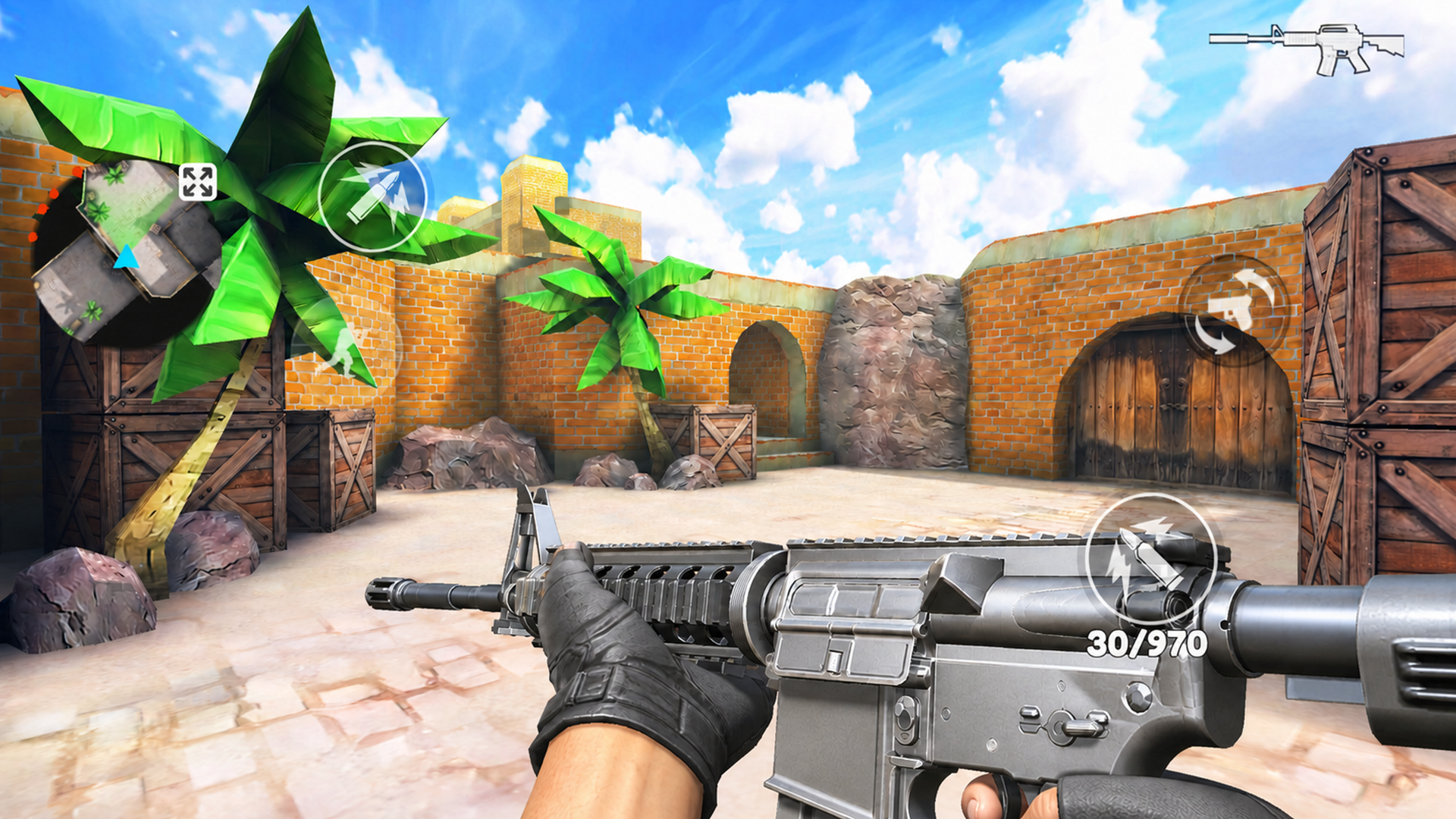 اسکرین شات 3 بازی Gun Strike：FPS Shooter Game