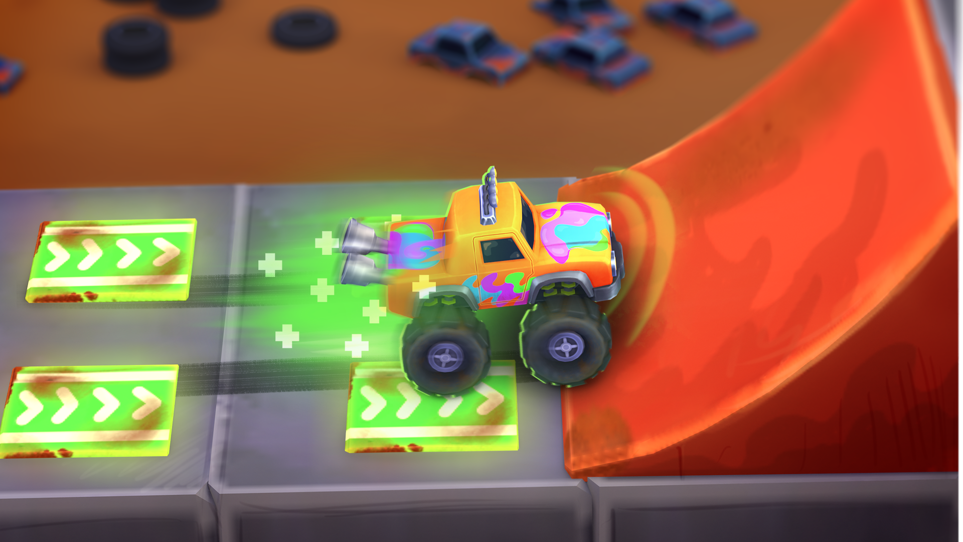 اسکرین شات 2 بازی Monster Truck Games for Kids