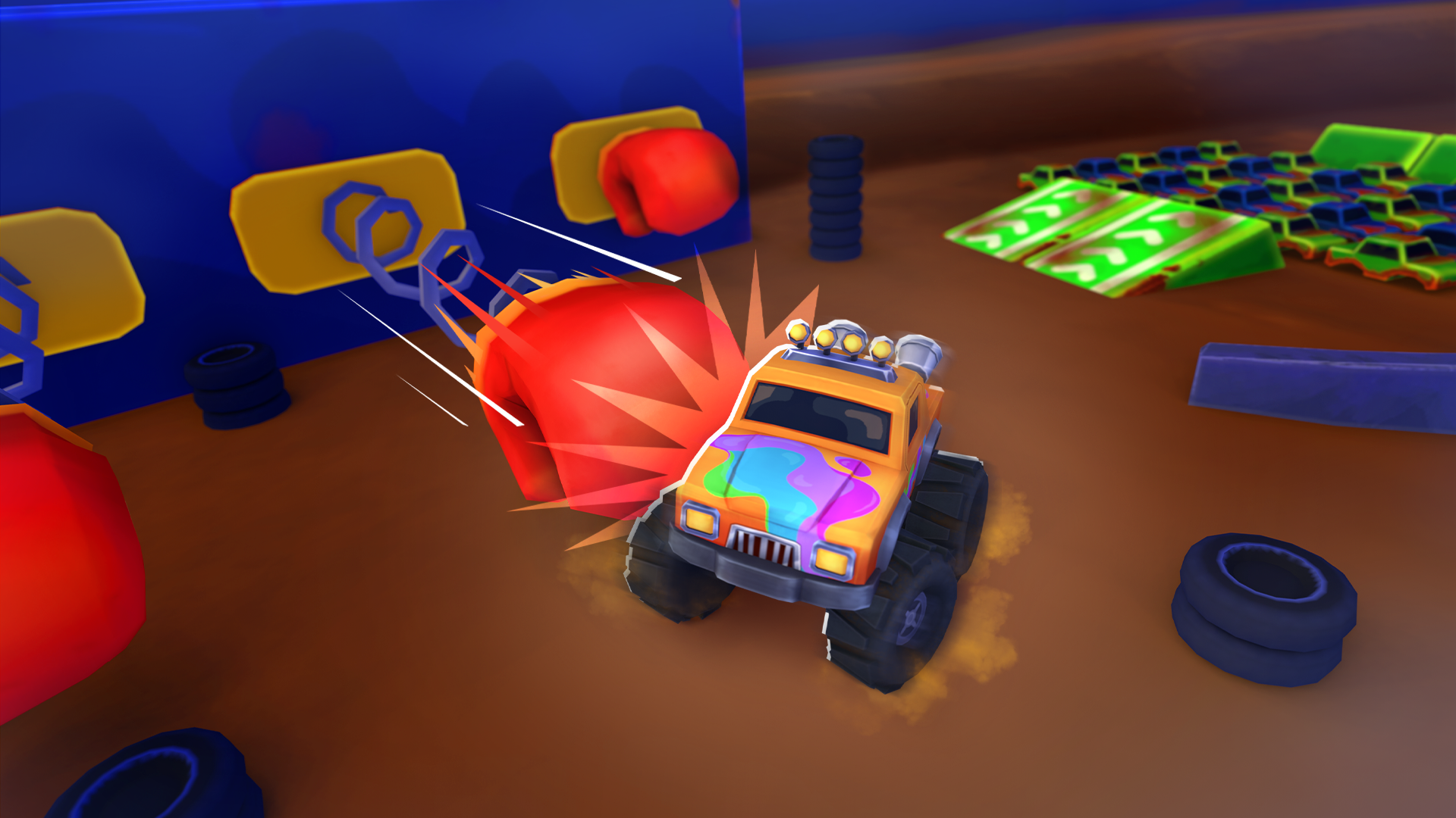 اسکرین شات 5 بازی Monster Truck Games for Kids