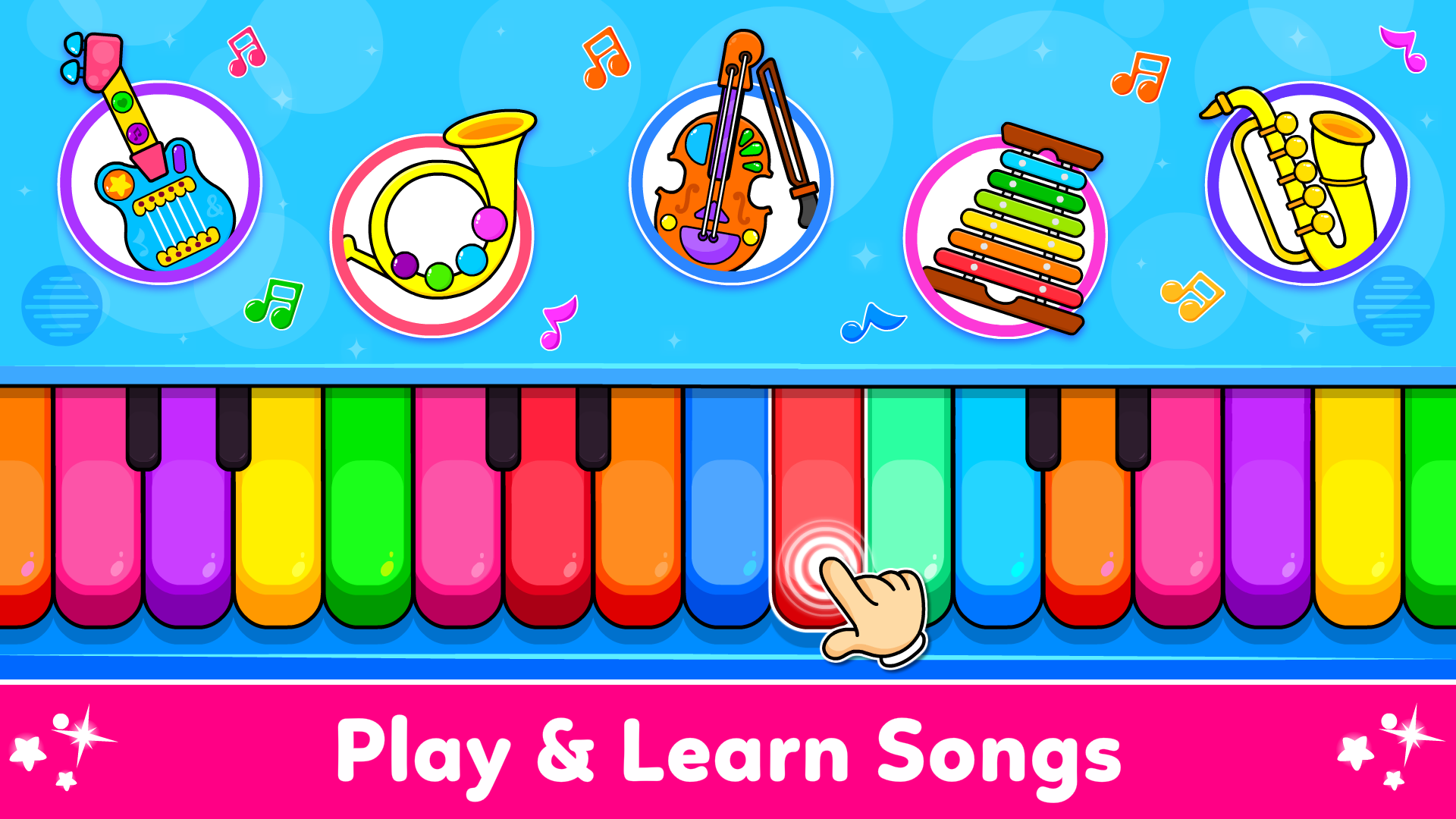 اسکرین شات 5 بازی Baby Piano Kids Music Games