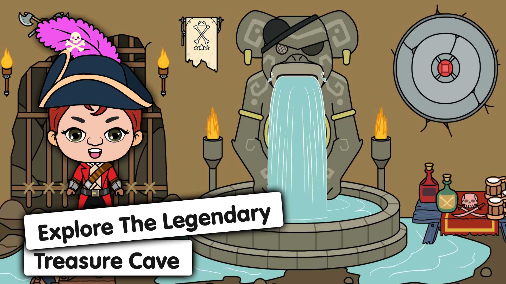 اسکرین شات 7 بازی My Pirate Town: Treasure Games