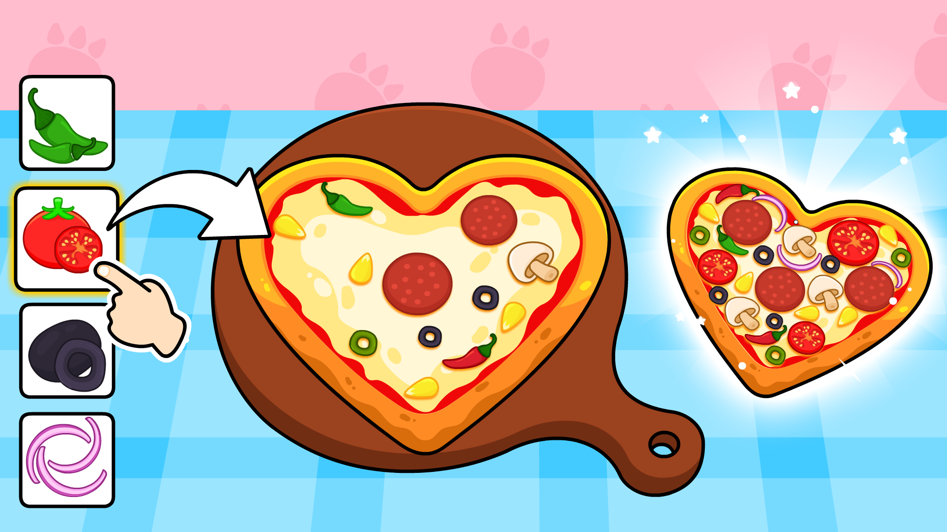 اسکرین شات 2 بازی Kids Pizza Maker Cooking Games